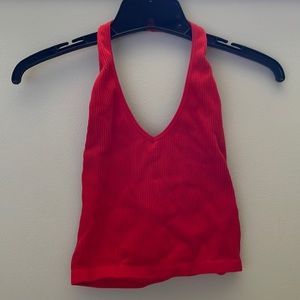 Urban Outfitters red halter tank